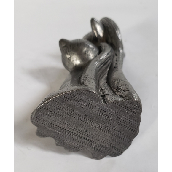 Pewter Singing Cat Pair Figurine - Picture 6 of 6